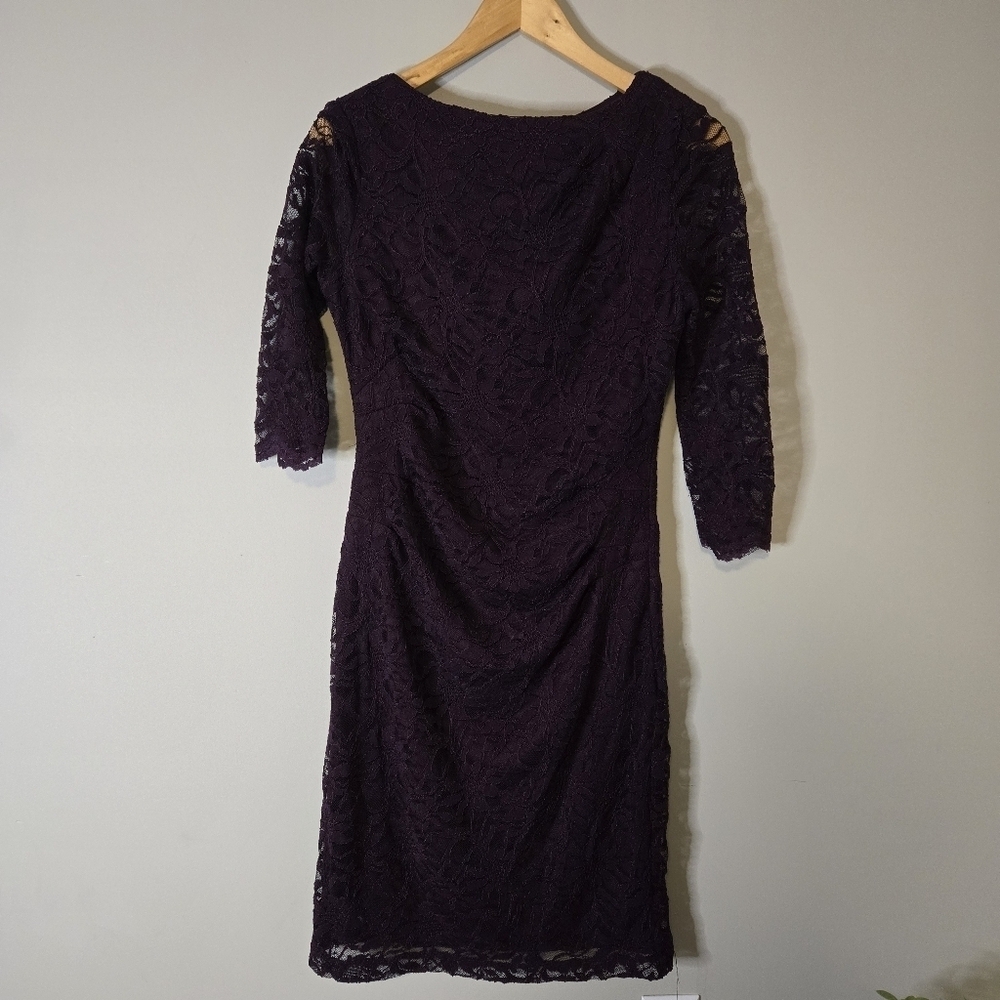 TAYLOR A PEA IN THE POD maternity burgundy dress size small